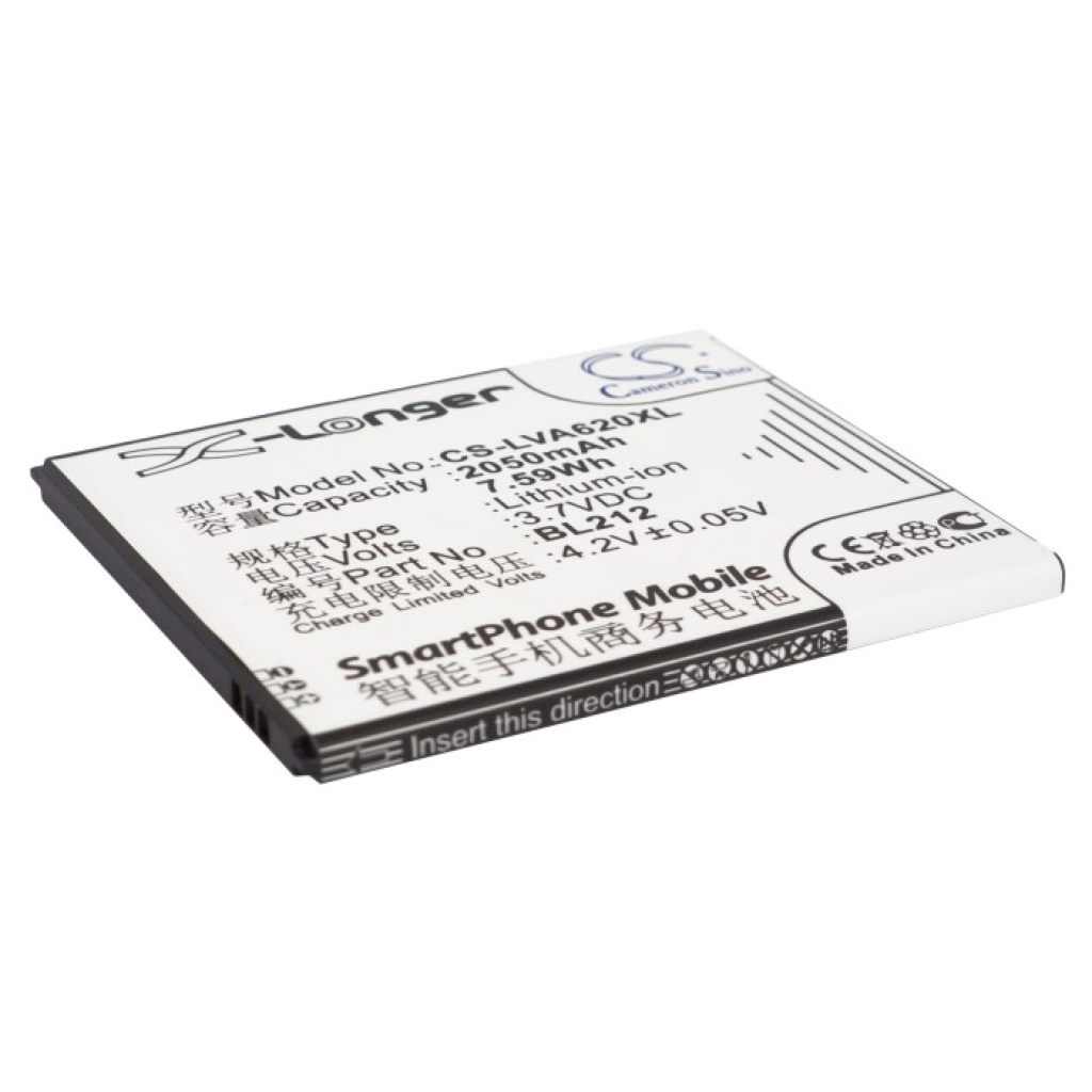 Batterier till mobiltelefoner Lenovo S898ts