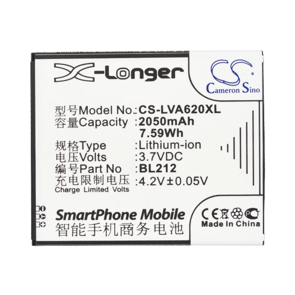 Batterier till mobiltelefoner Lenovo S898ts