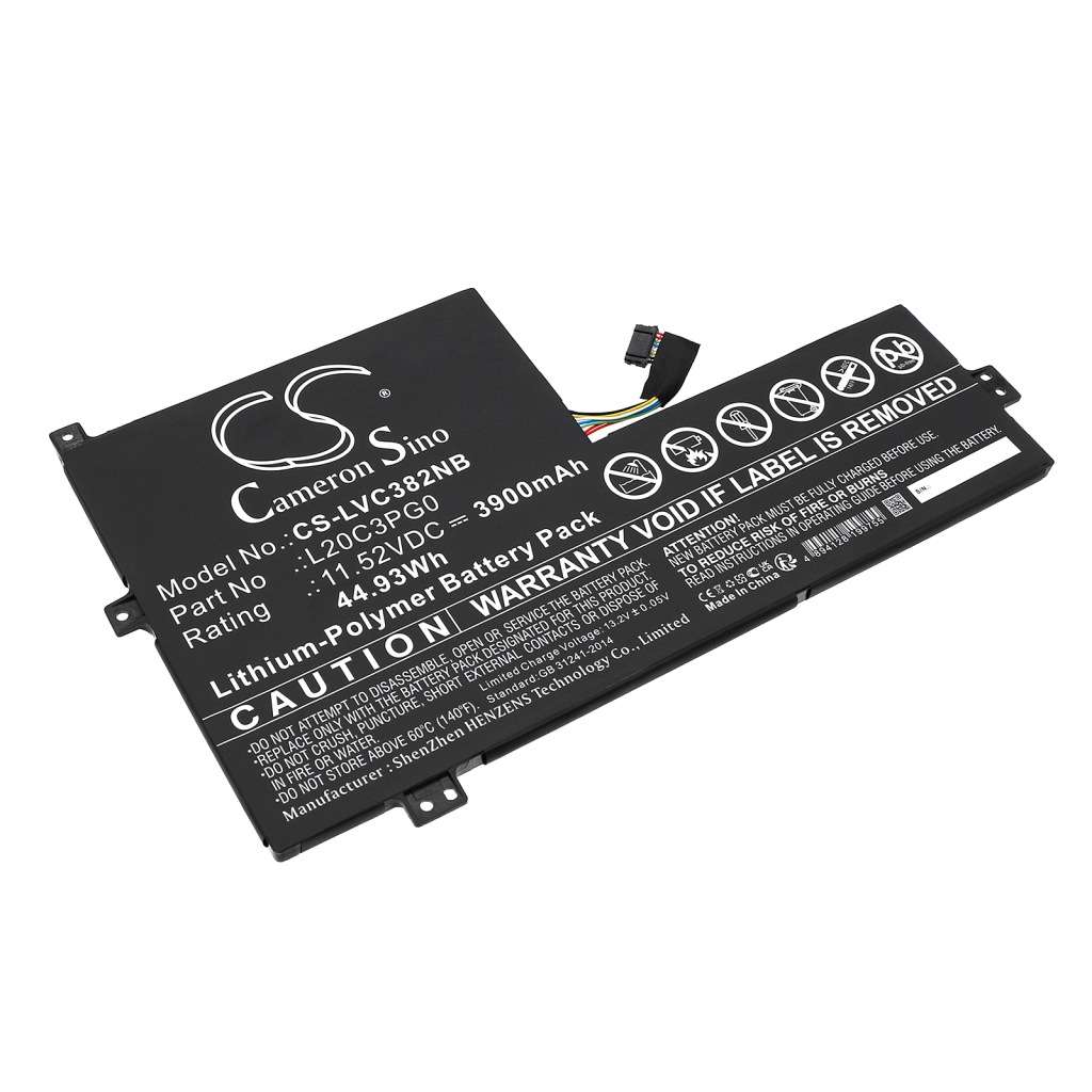 Batterier till bärbara datorer Lenovo CS-LVC382NB