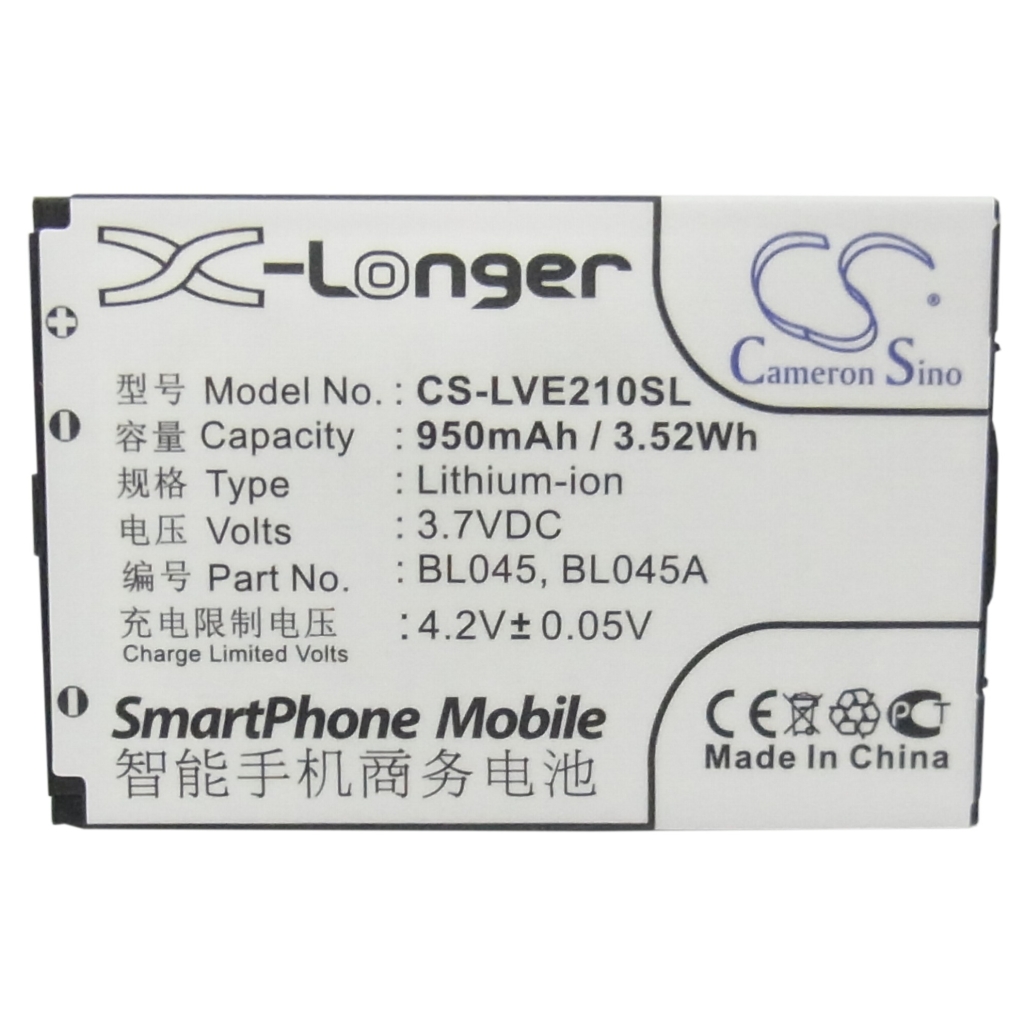 Batteri kompatibel med Lenovo CS-LVE210SL