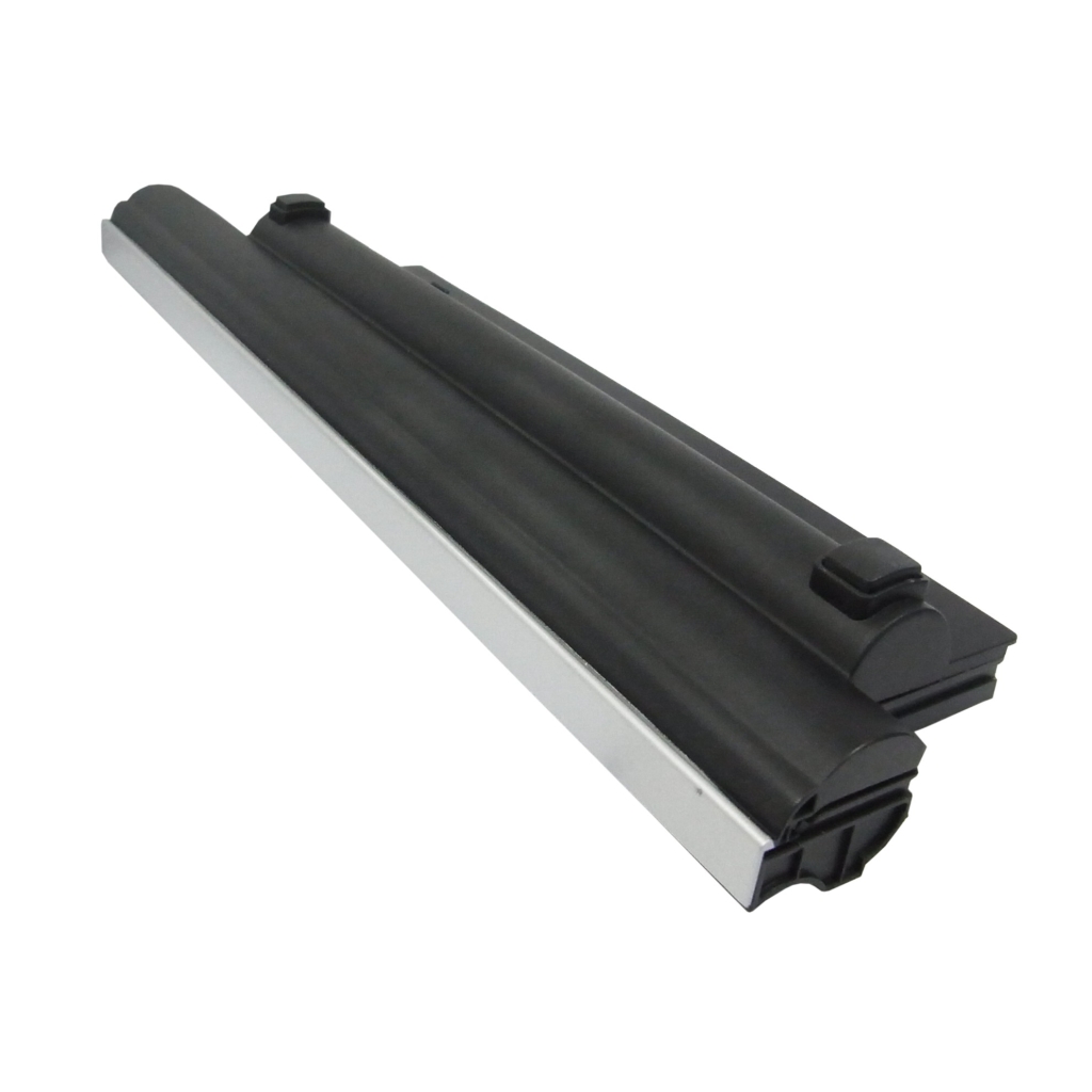 CS-LVE30NB laptopbatteri, sidovy med cylindrisk kontur och silverlist