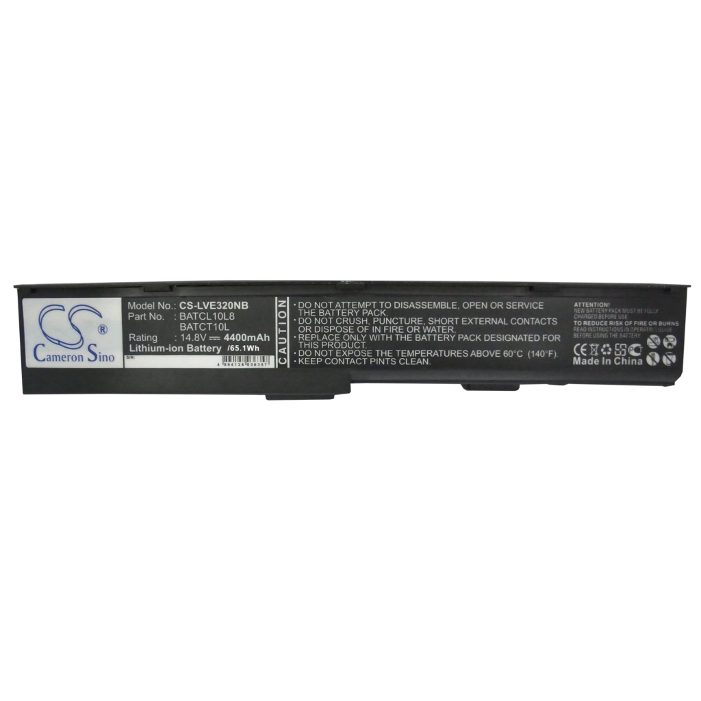 Batterietikett 14,8V 4400mAh 65,1Wh, artikelnummer