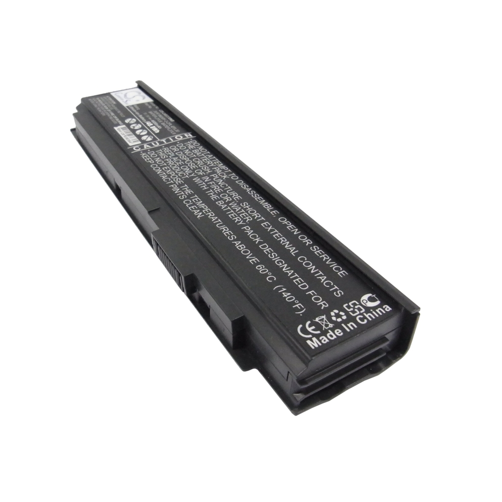 Svart CS-LVE370NB Acer laptopbatteri, vinklad toppvy med kontakt