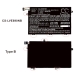 Batterier Ersätter L17M3P53