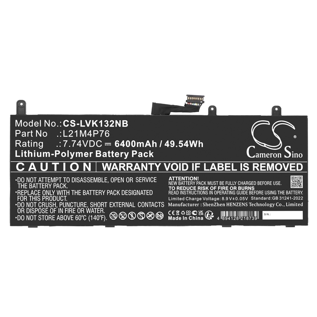 Batterier till bärbara datorer Lenovo CS-LVK132NB