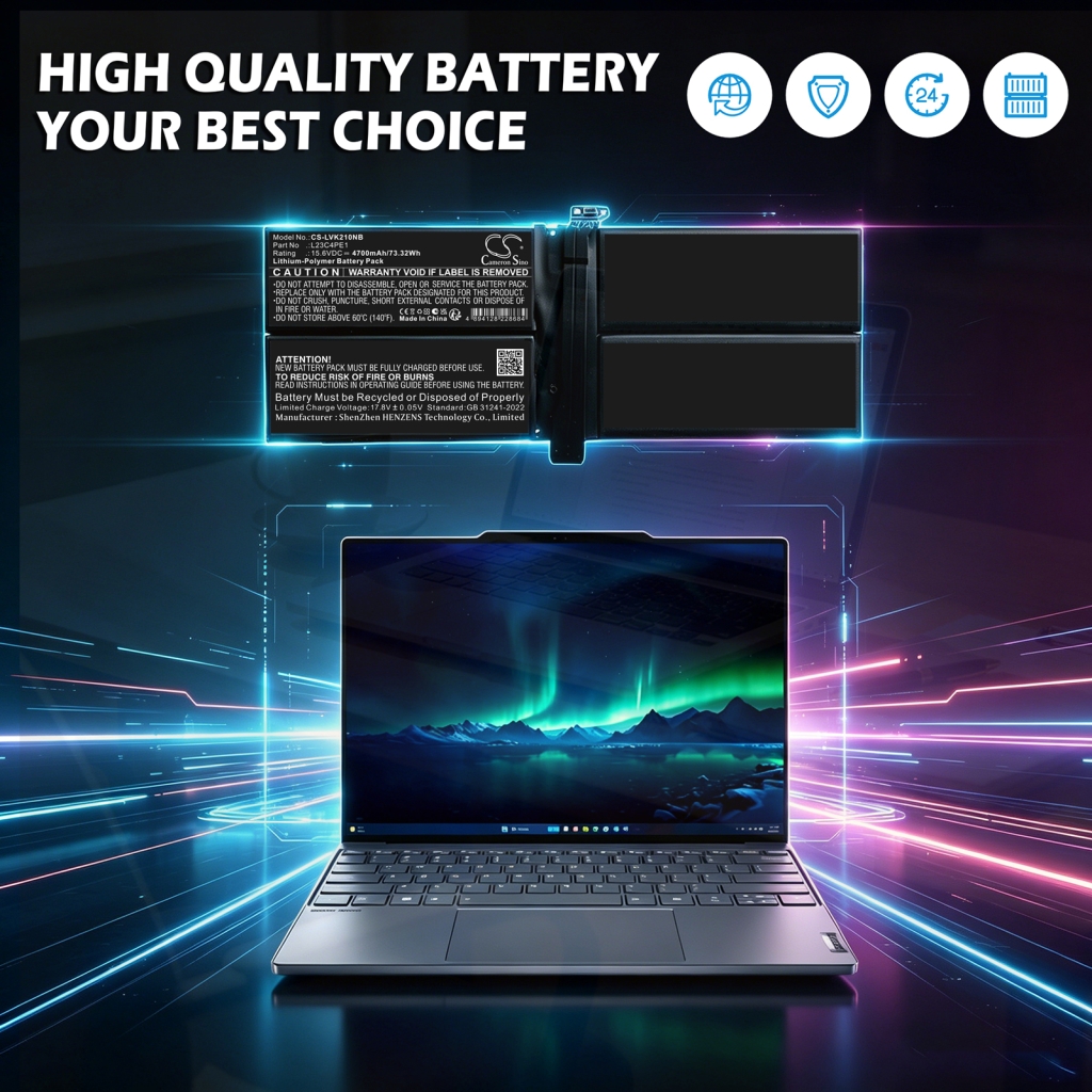 Batteri kompatibel med Lenovo CS-LVK210NB
