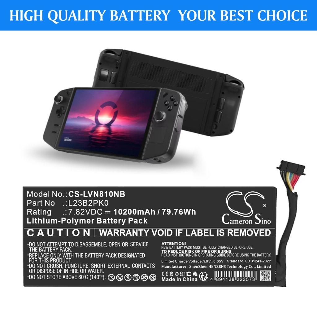 Batterier till bärbara datorer Lenovo CS-LVN810NB