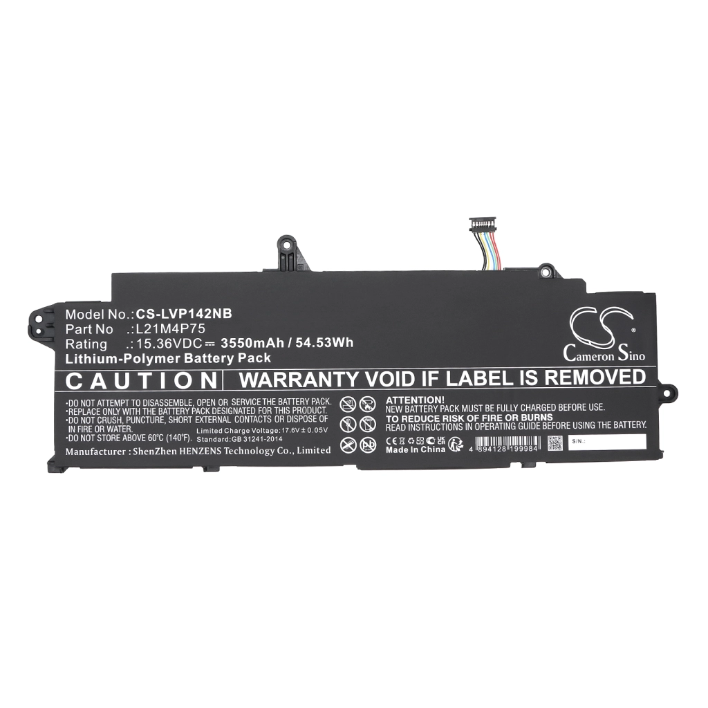 Batterier till bärbara datorer Lenovo CS-LVP142NB