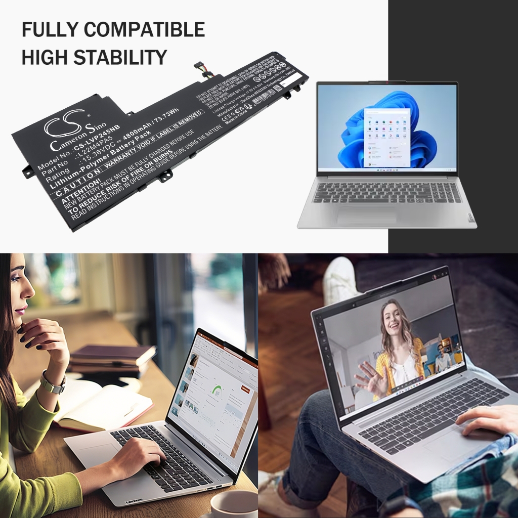 Batterier till bärbara datorer Lenovo CS-LVP245NB
