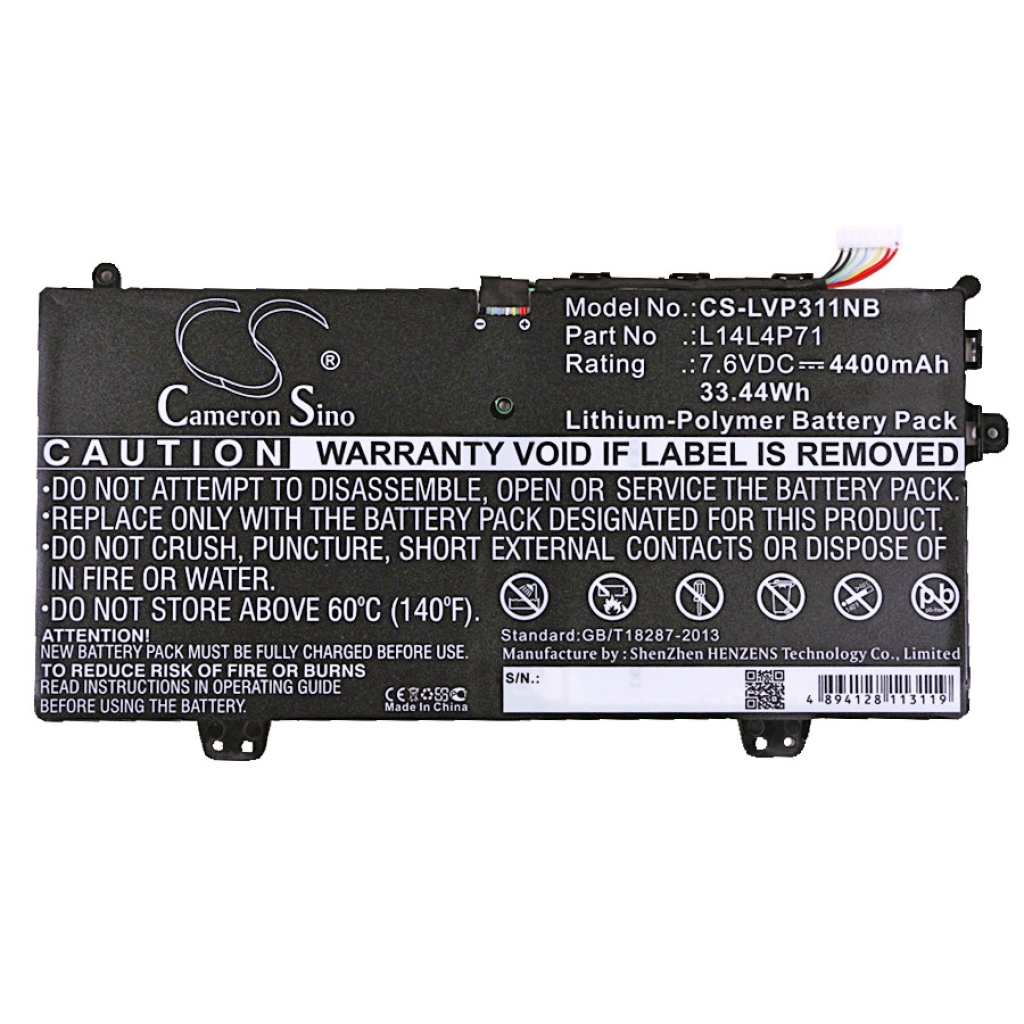 Battery Replaces 5B10K10166