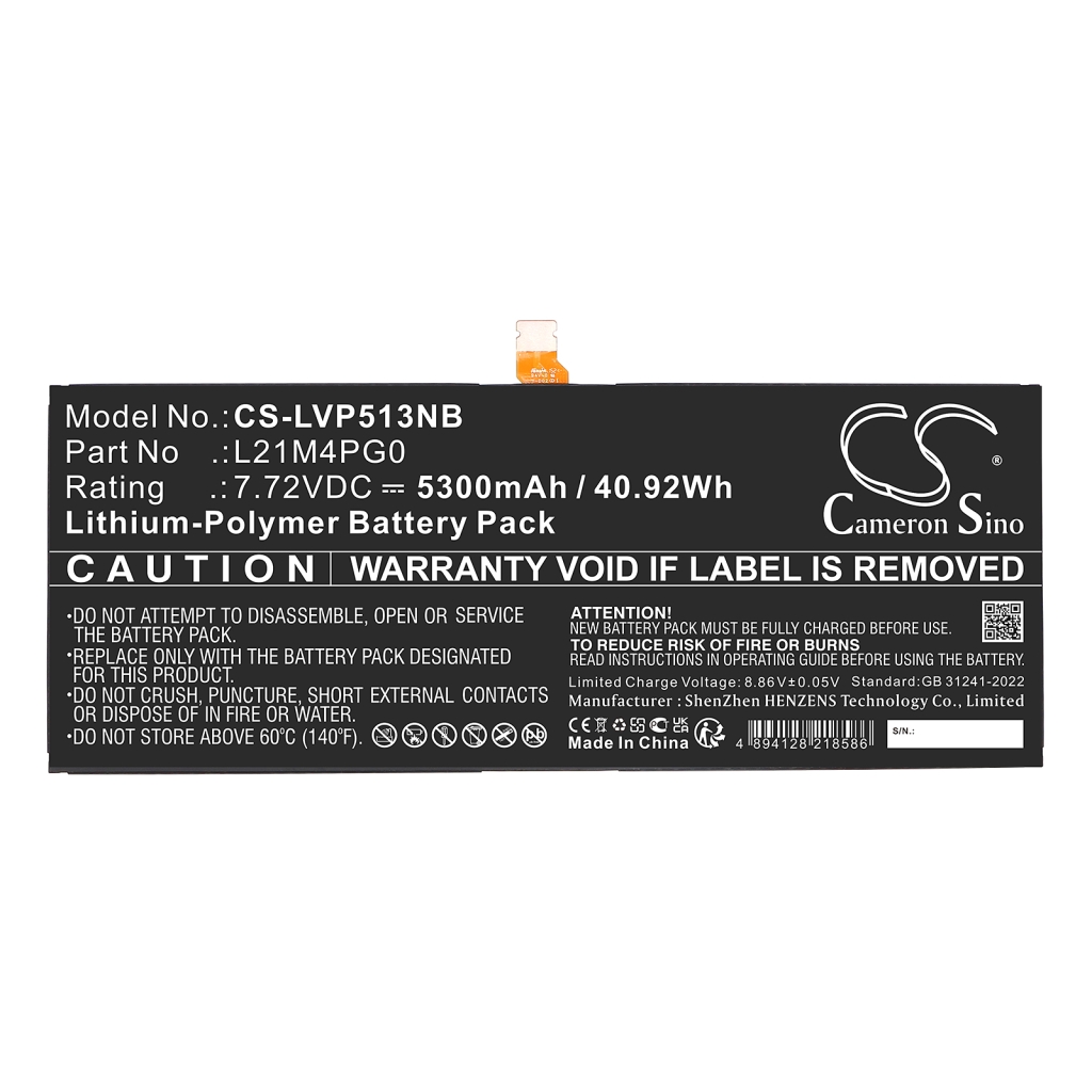 Batterier till bärbara datorer Lenovo CS-LVP513NB