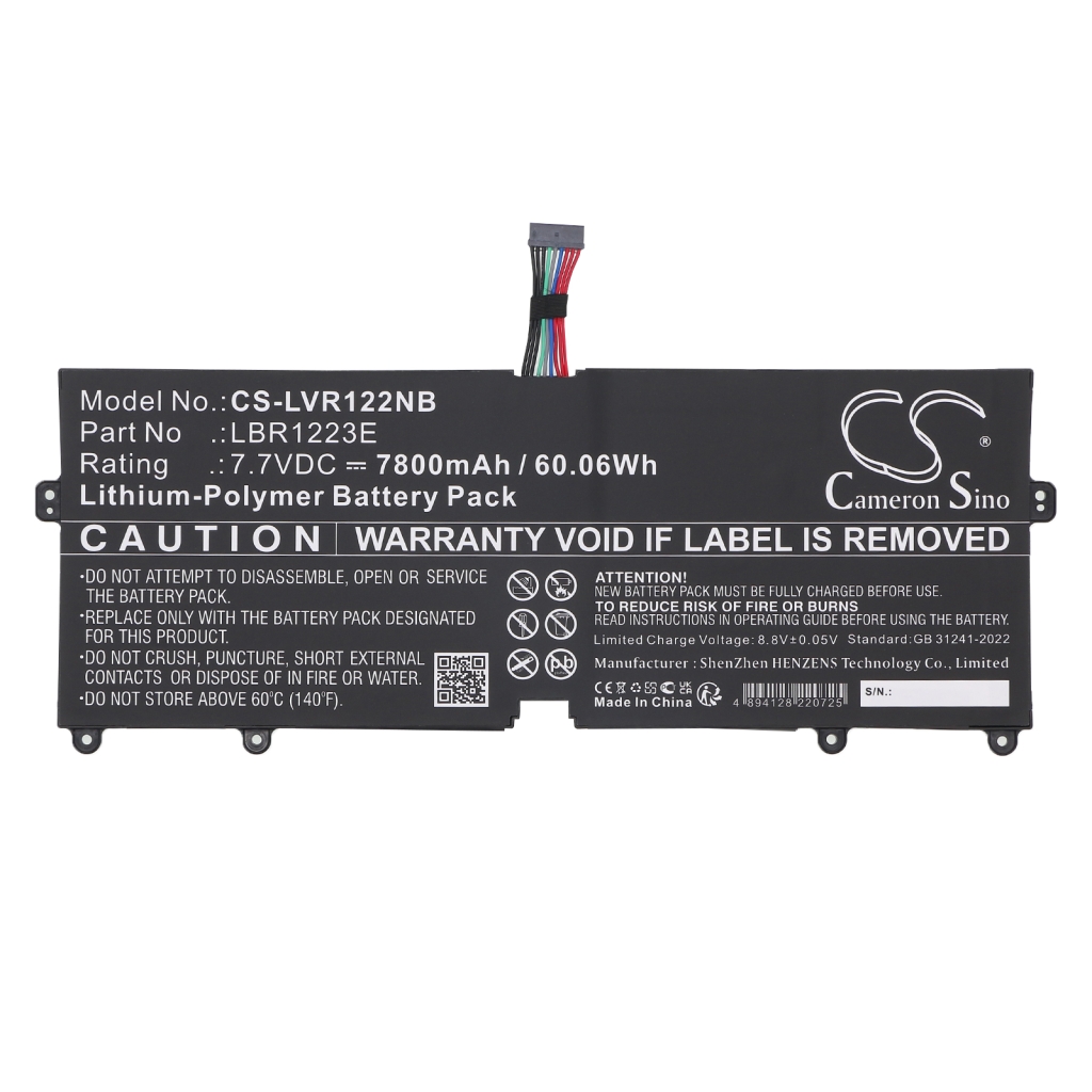 Compatible battery replacement for LG LBR1223E