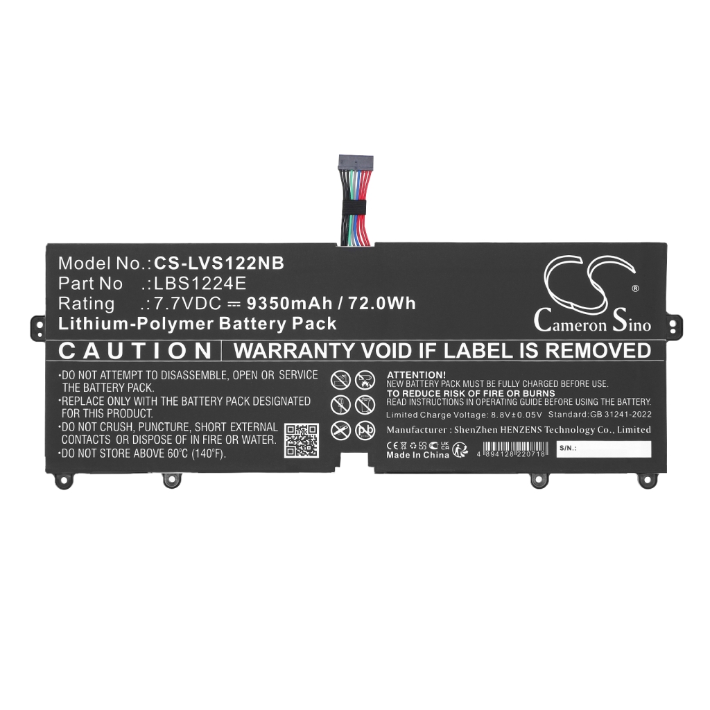 Compatible battery replacement for LG LBS1224E