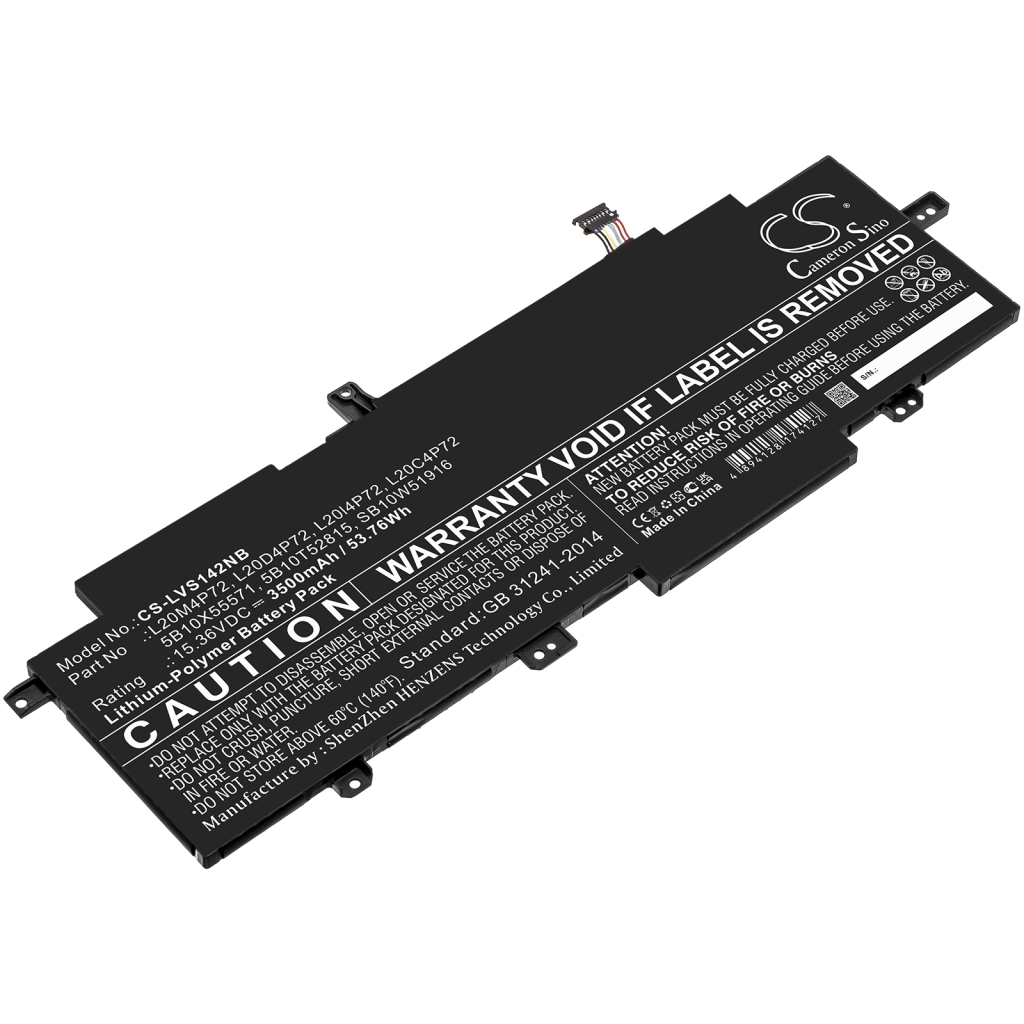 Batterier till bärbara datorer Lenovo CS-LVS142NB