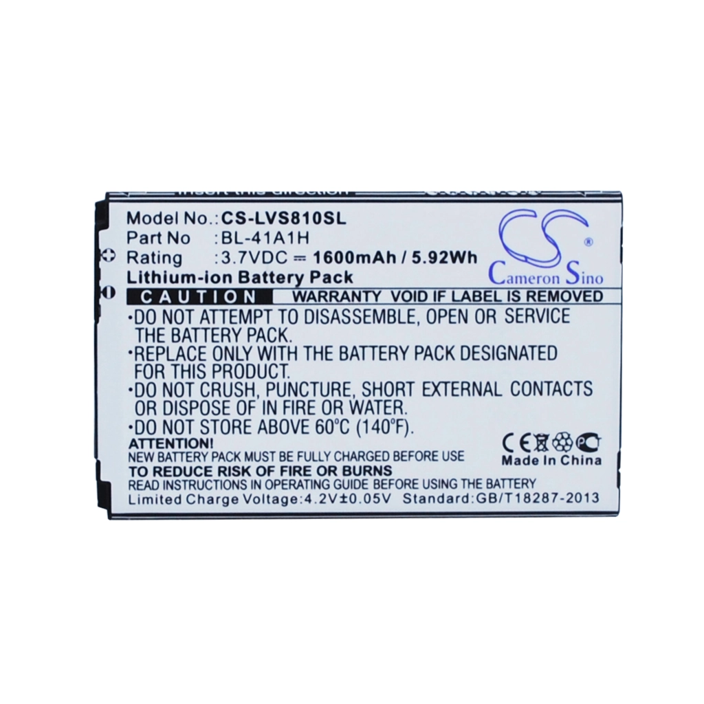 Batterier till mobiltelefoner LG VS810