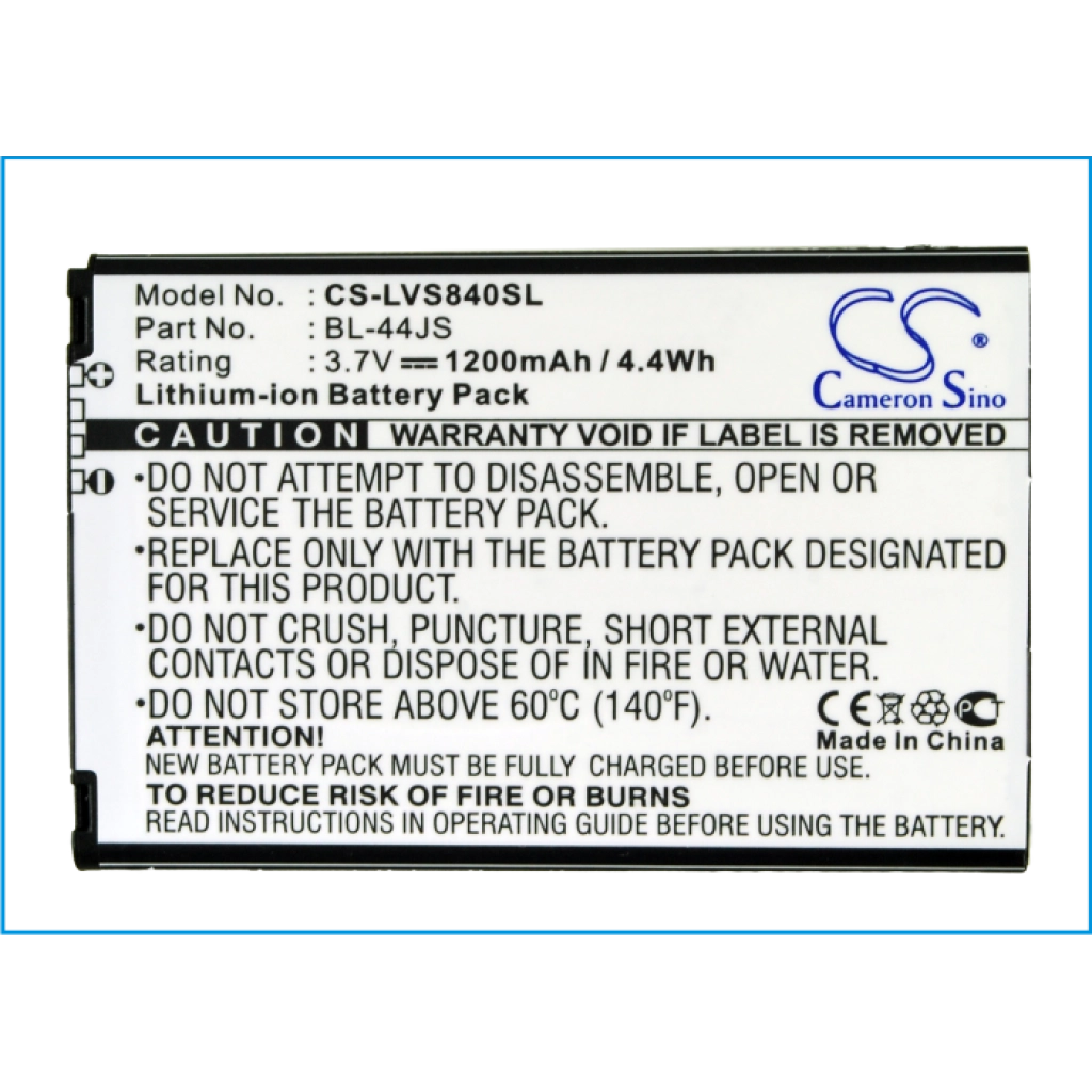 Batterier till mobiltelefoner LG Optimus EXCEED II
