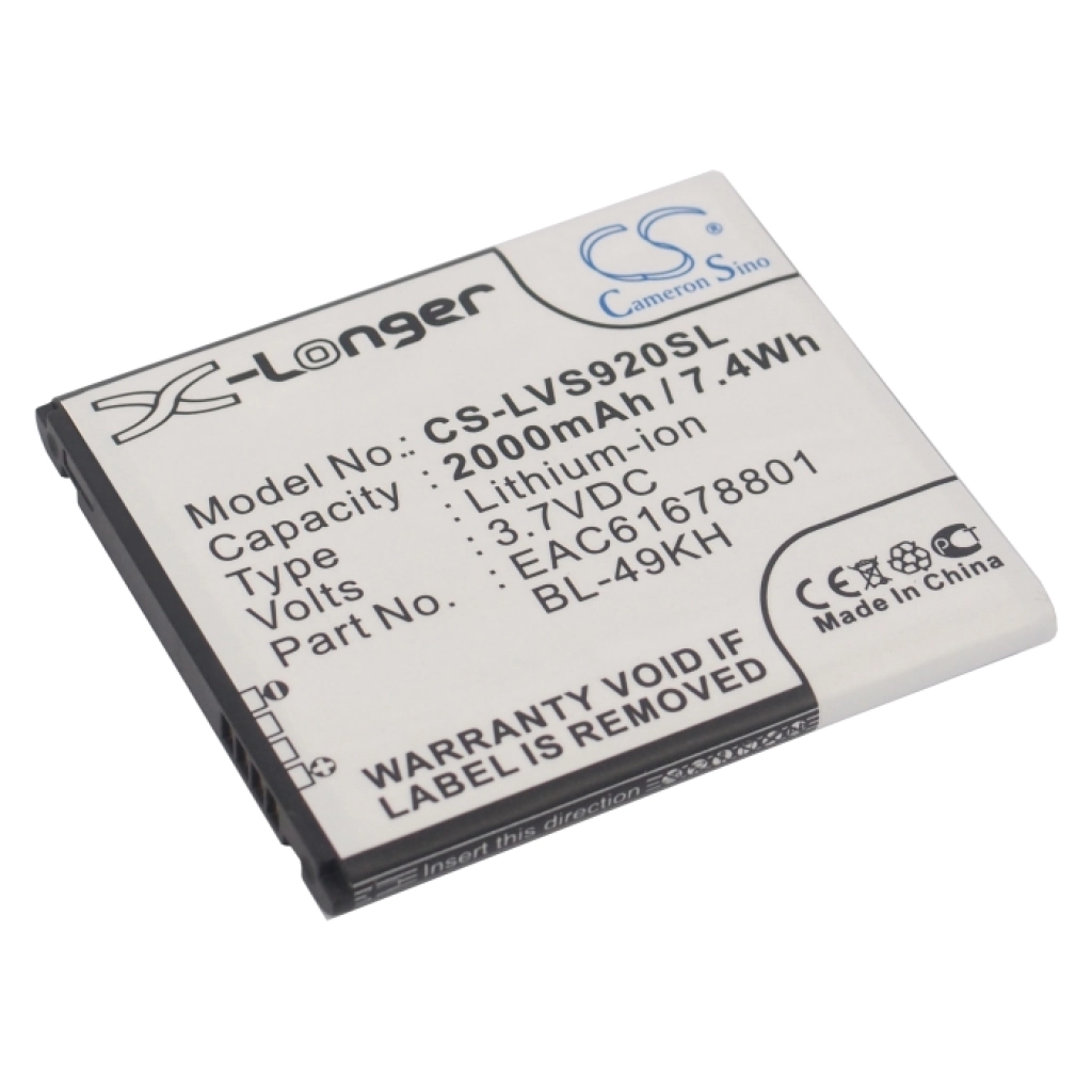 Batterier till mobiltelefoner LG VS920