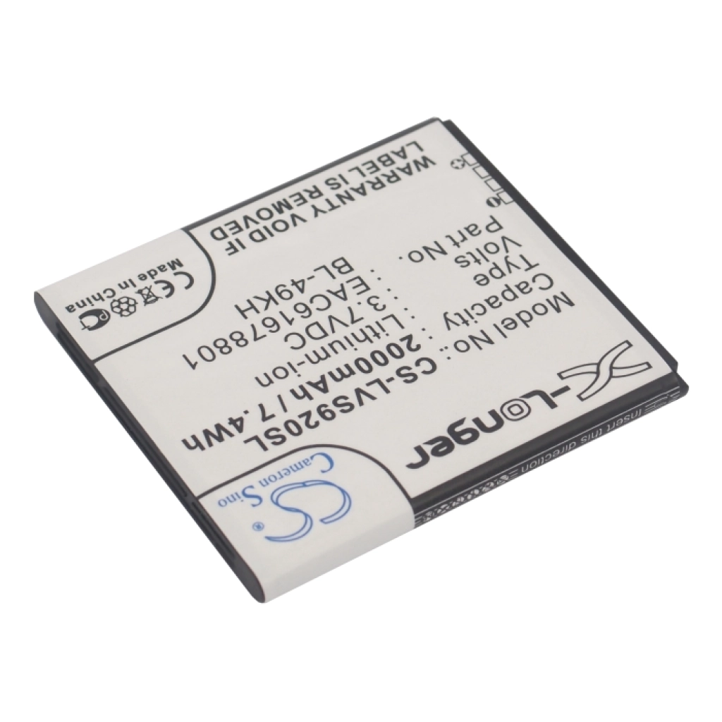 Batterier till mobiltelefoner LG VS920