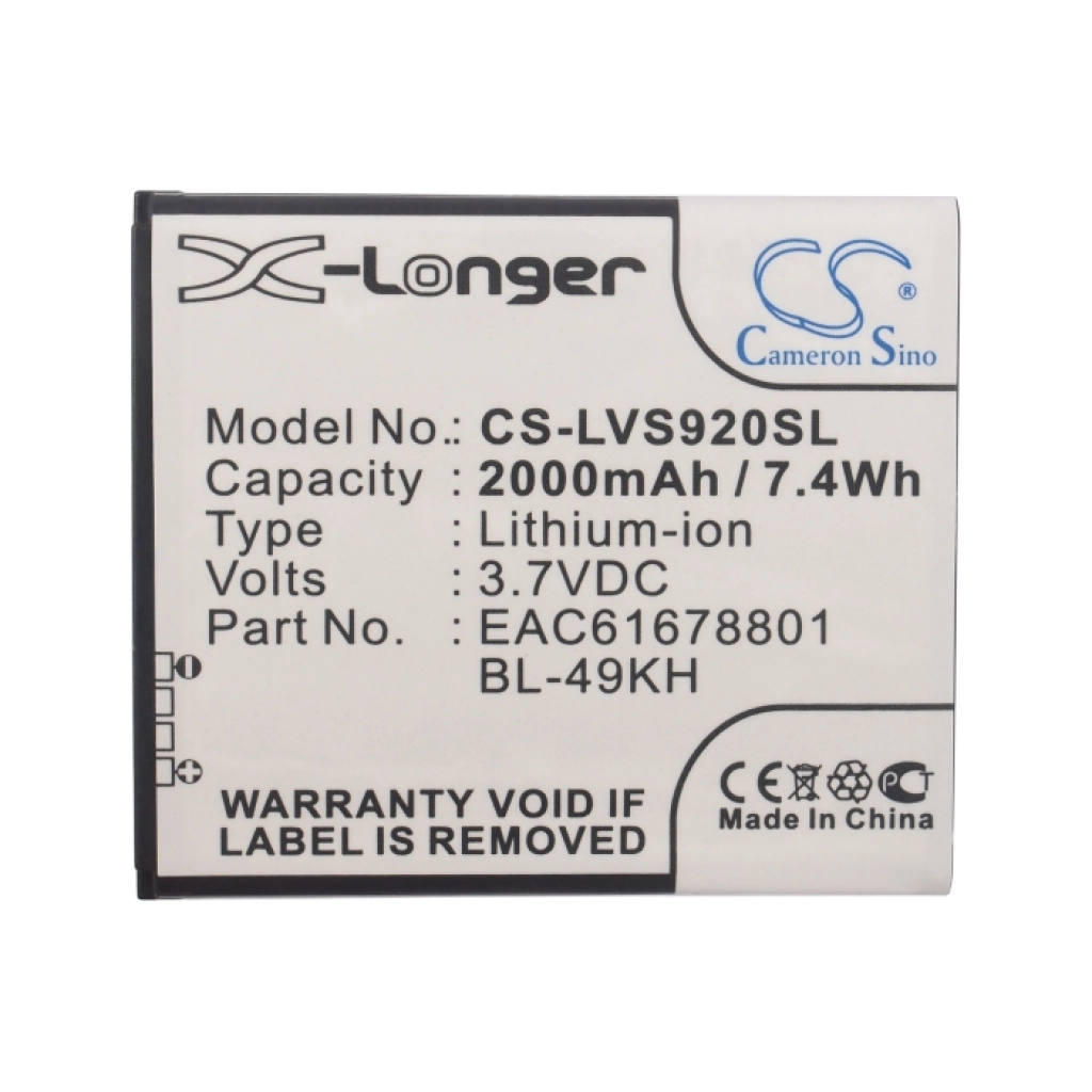 Batterier till mobiltelefoner LG VS920