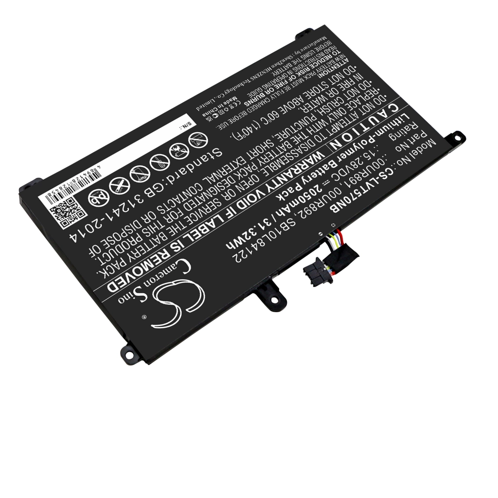 Batterier till bärbara datorer Lenovo ThinkPad T580(20L9000CCD)