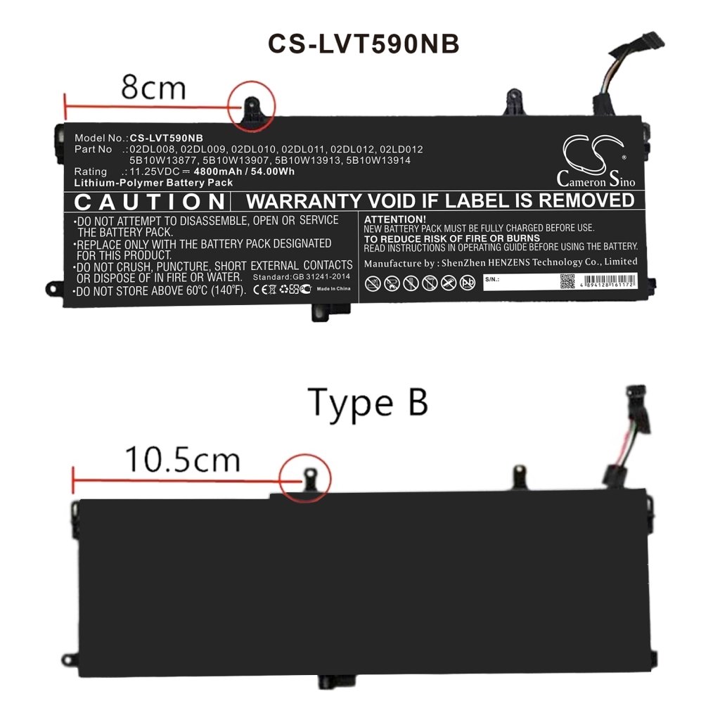Battery Replaces L18M3P74