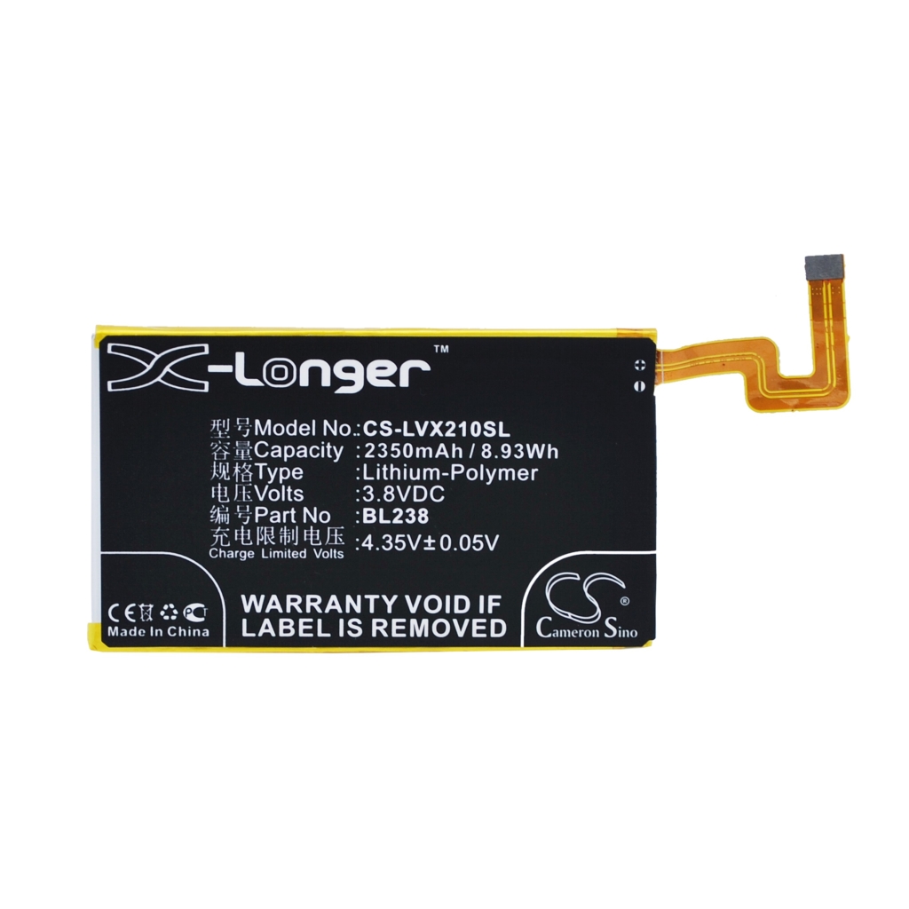 Batteri kompatibel med Lenovo CS-LVX210SL