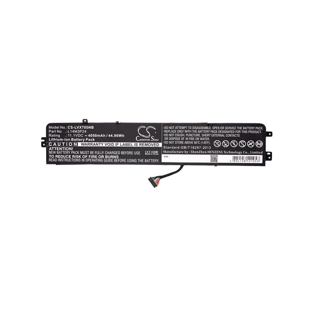 Batterier till bärbara datorer Lenovo CS-LVX700NB