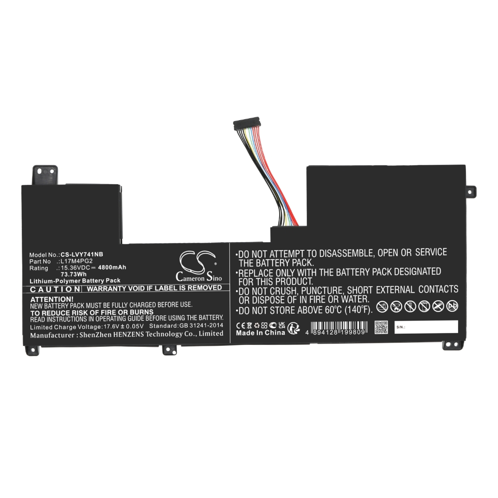 Batterier till bärbara datorer Lenovo CS-LVY741NB