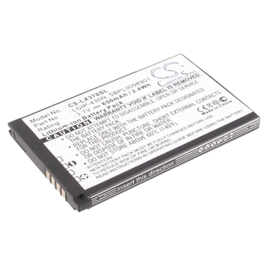 Batterier till mobiltelefoner LG GW330