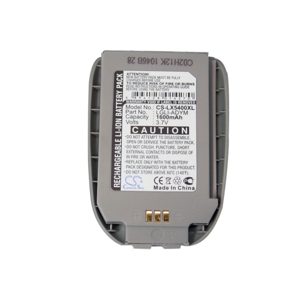 Batteri kompatibel med LG CS-LX5400XL