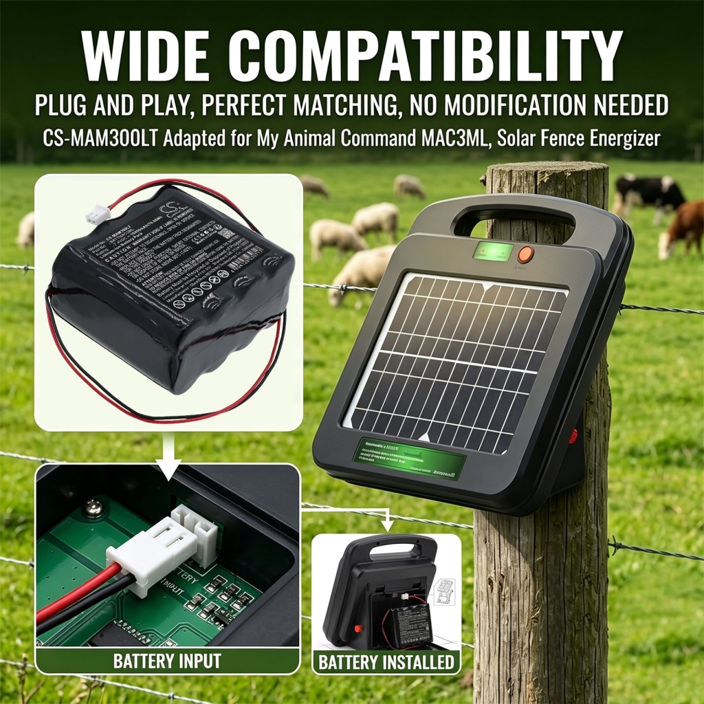 Batteri kompatibel med My animal command CS-MAM300LT