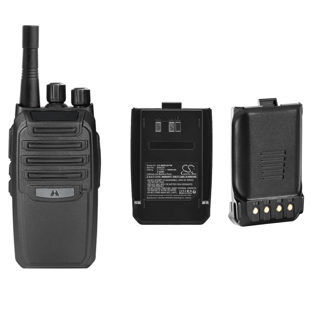 Batterier till radioapparater Midland CS-MBR200TW