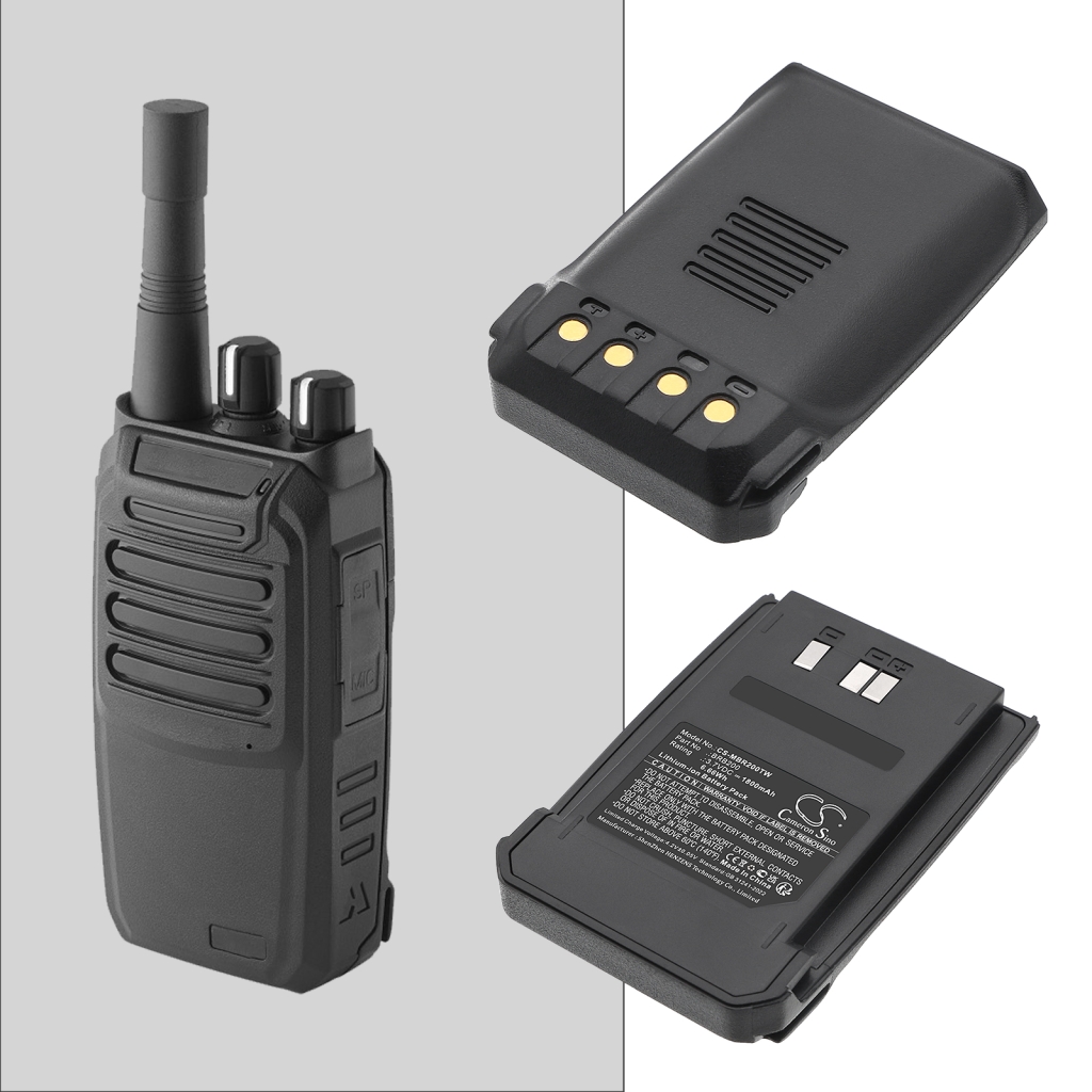 Batterier till radioapparater Midland CS-MBR200TW