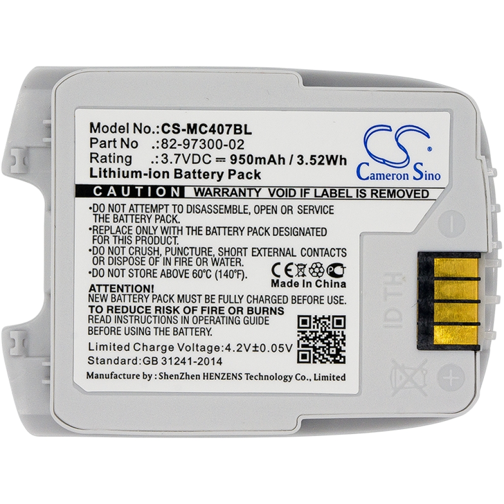 Batterier för skanner Motorola CS-MC407BL