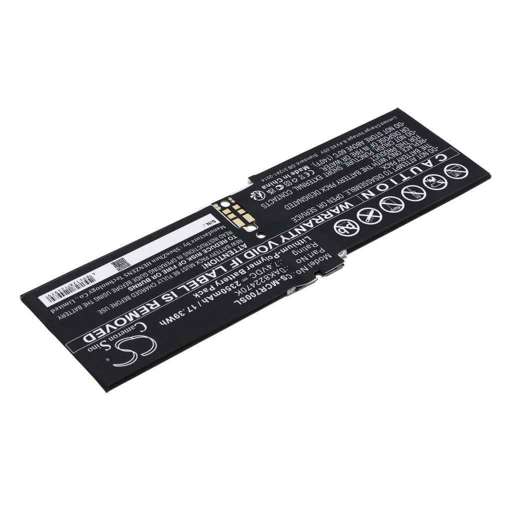 Batterier för surfplattor Microsoft CS-MCR700SL