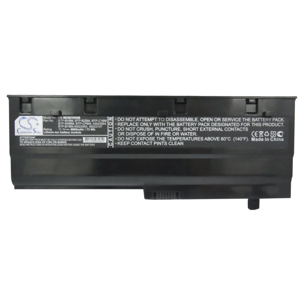Batterier till bärbara datorer Medion CS-MD96350NB