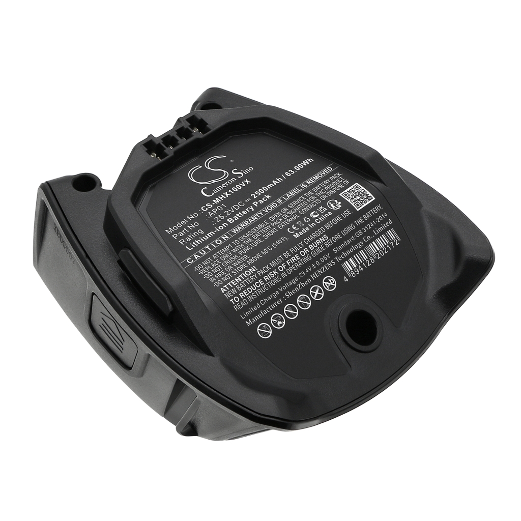 Batterier till dammsugare Miele CS-MHX100VX