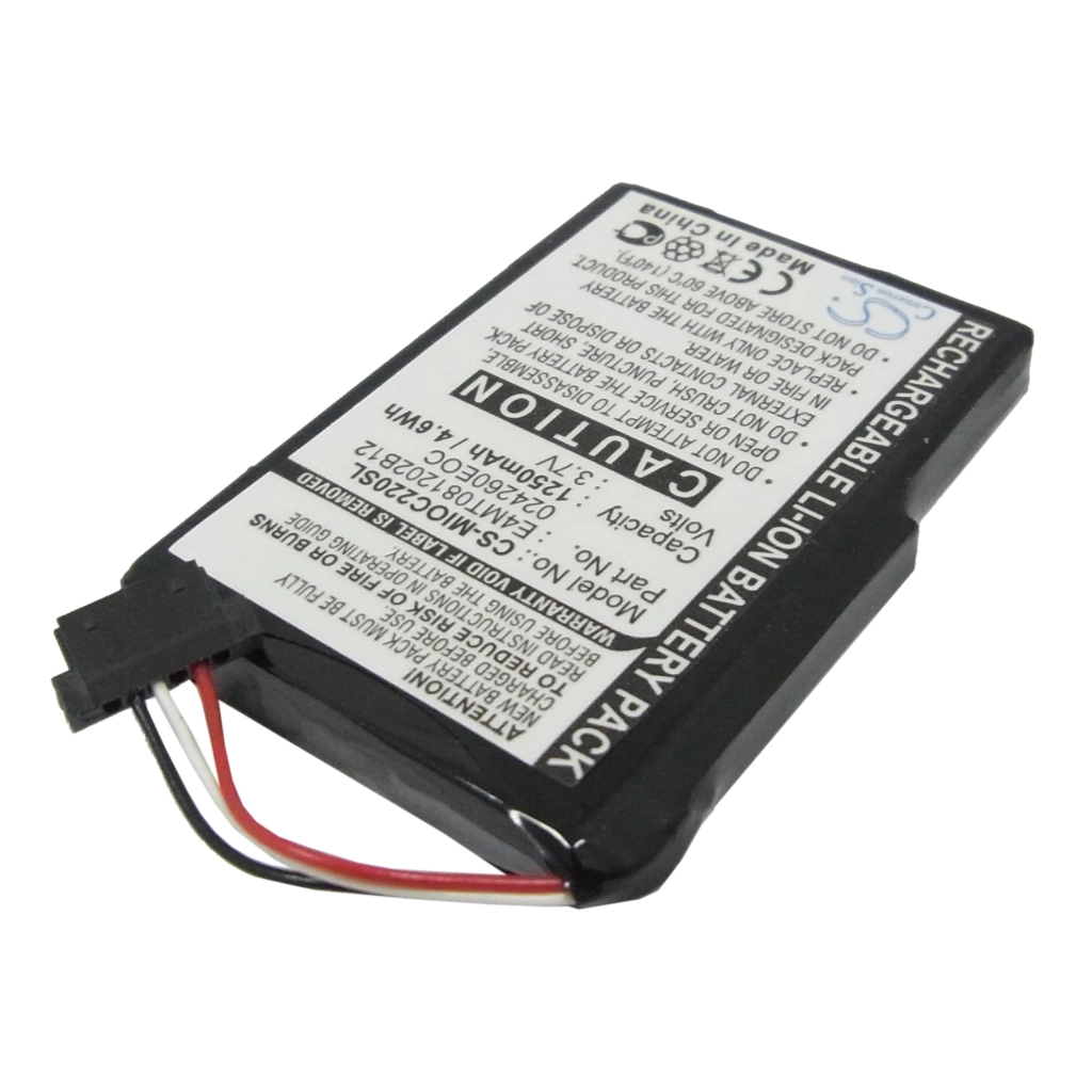 Batterier för navigering (GPS) Medion MD95243