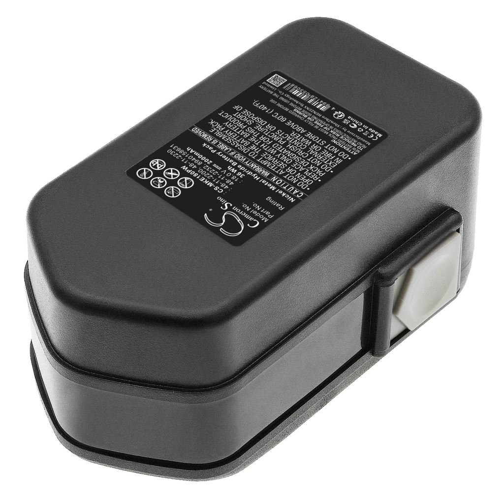 Batterier Ersätter MXS 18