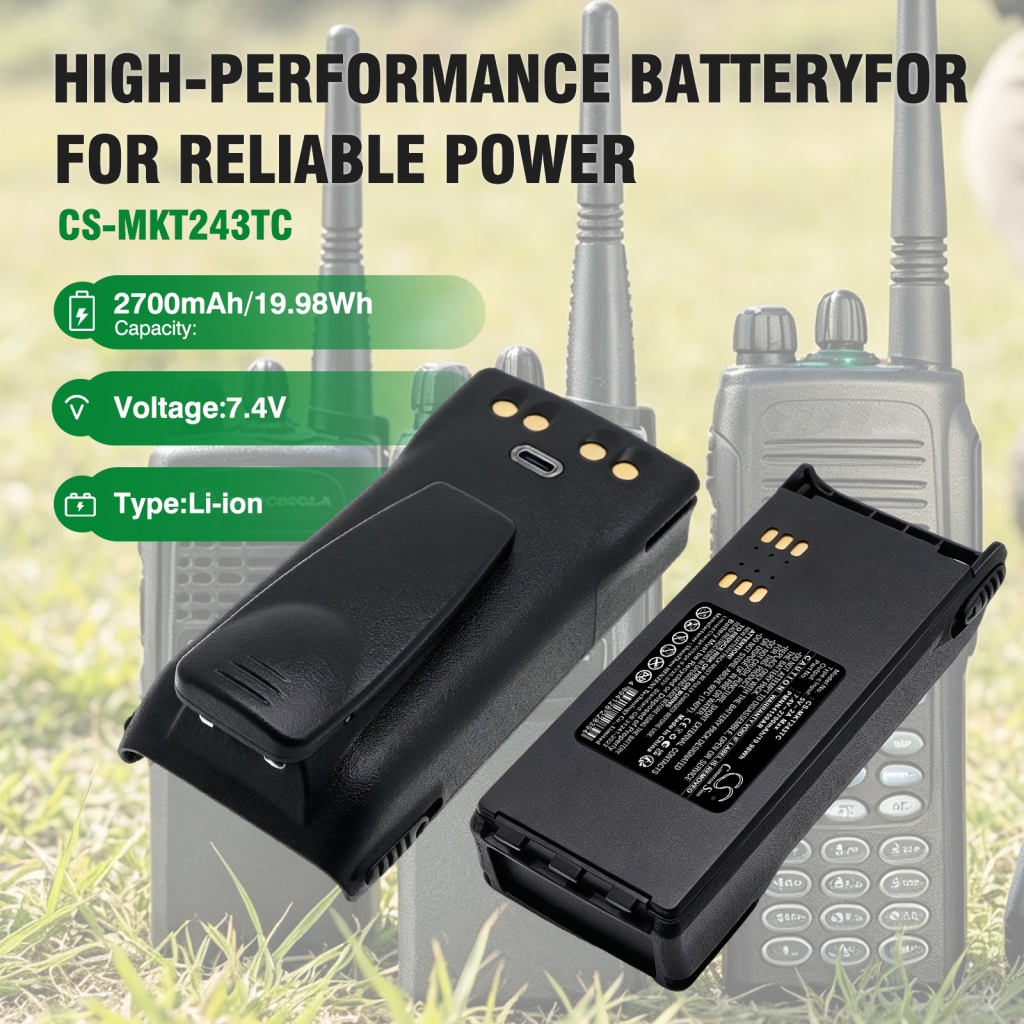 Batteri kompatibel med Motorola CS-MKT243TC