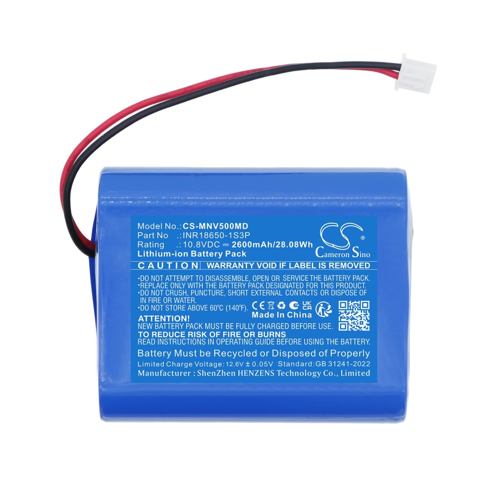 Batteri kompatibel med Medevo CS-MNV500MD