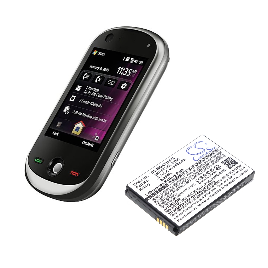 Motorola Batterier till radioapparater CS-MOA3100SL