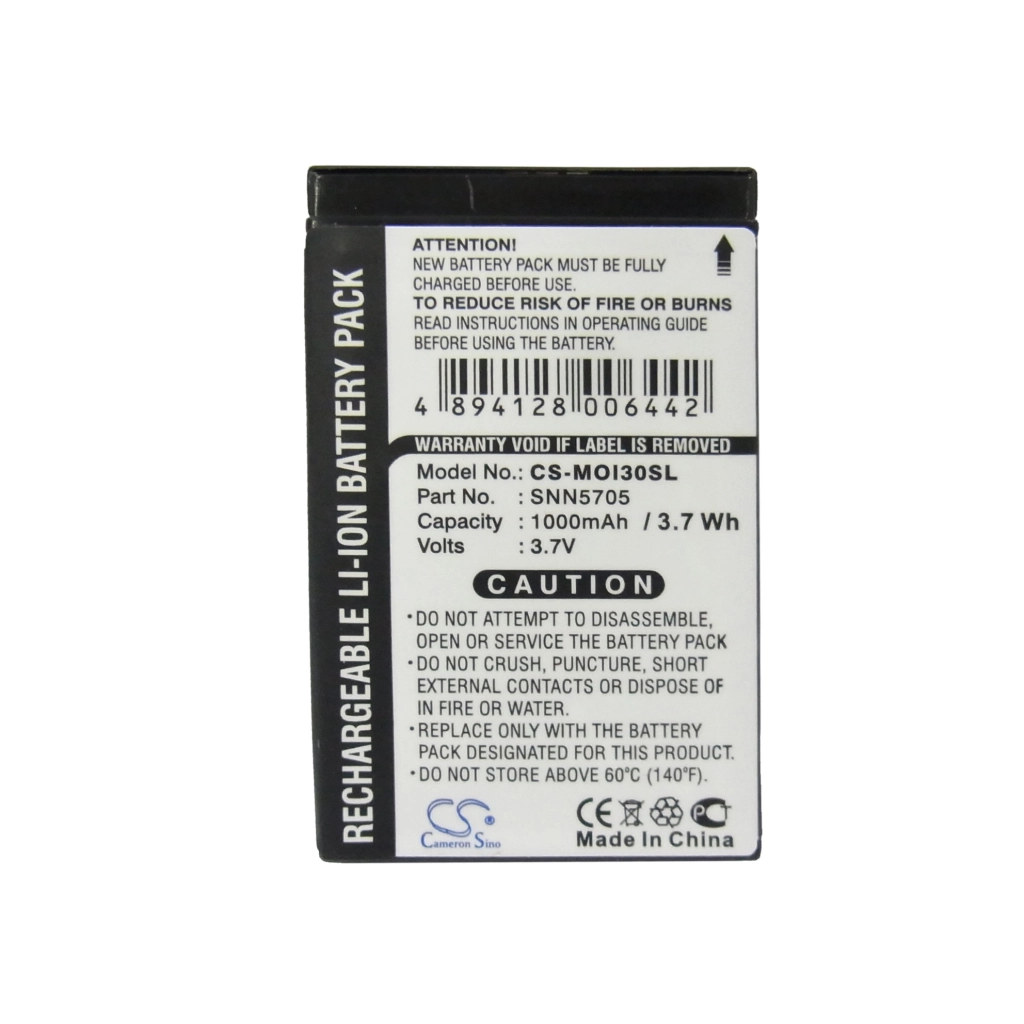 Batterier till mobiltelefoner Motorola i60