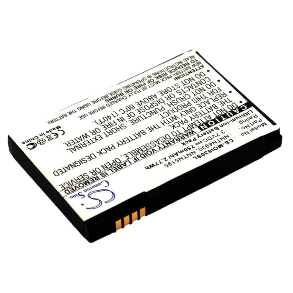 Batteri kompatibel med Motorola CS-MOI830SL