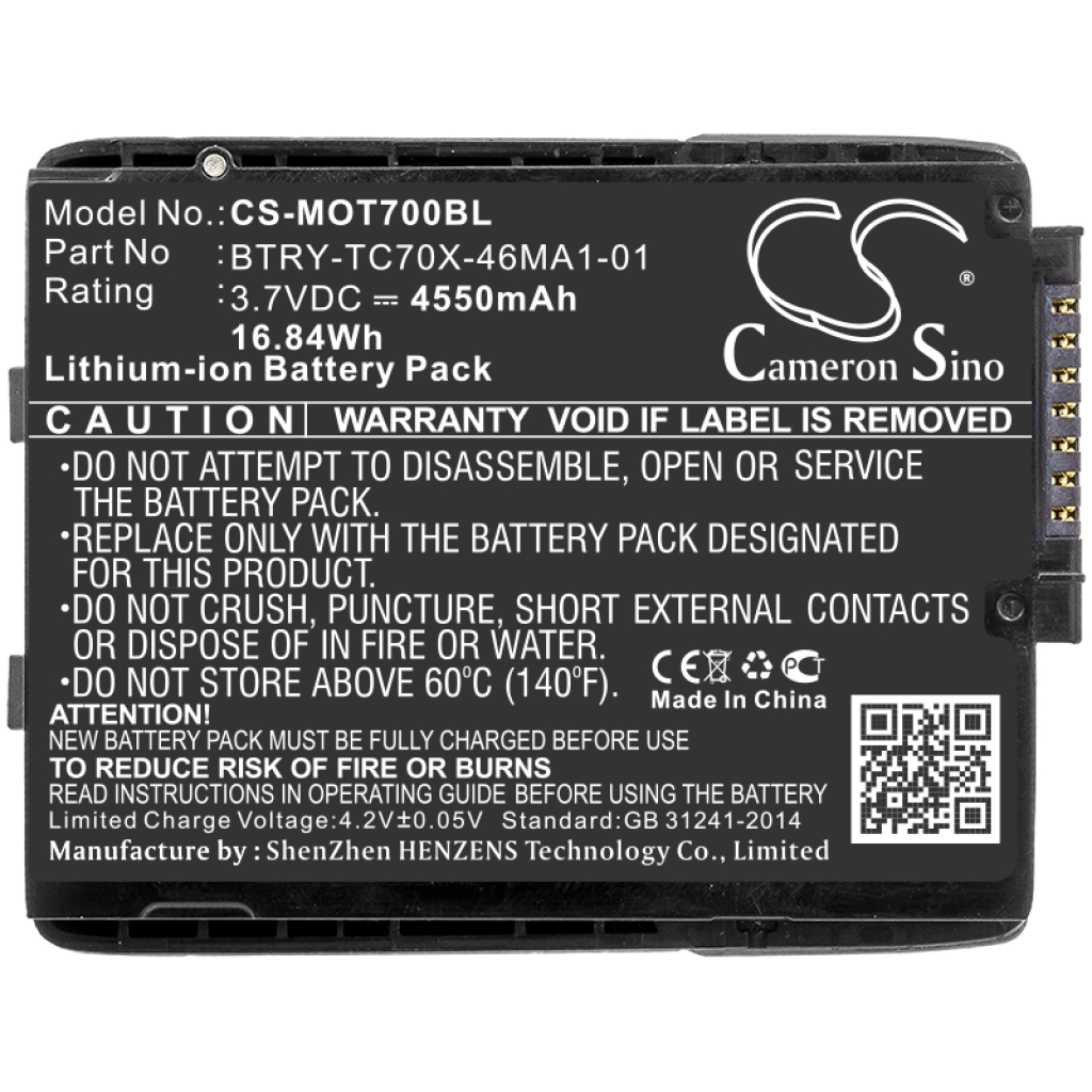 Batterier för skanner Motorola TC70