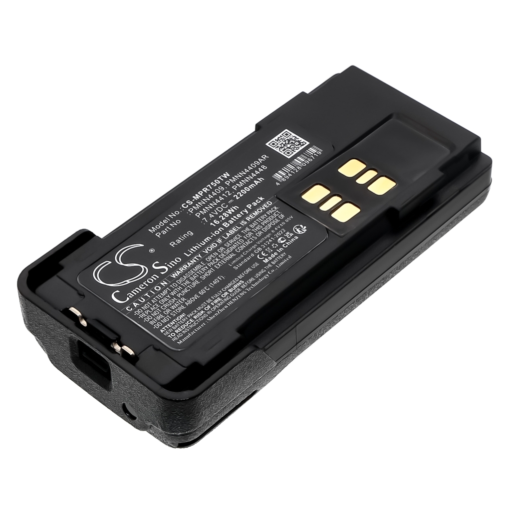 Batterier till radioapparater Motorola CS-MPR750TW