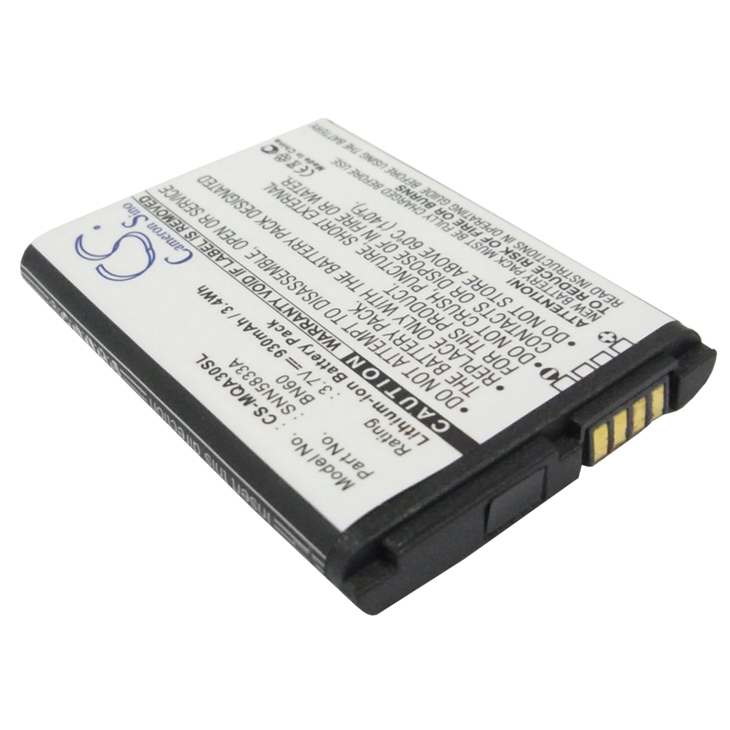 Batterier till mobiltelefoner Motorola W845 Quantico