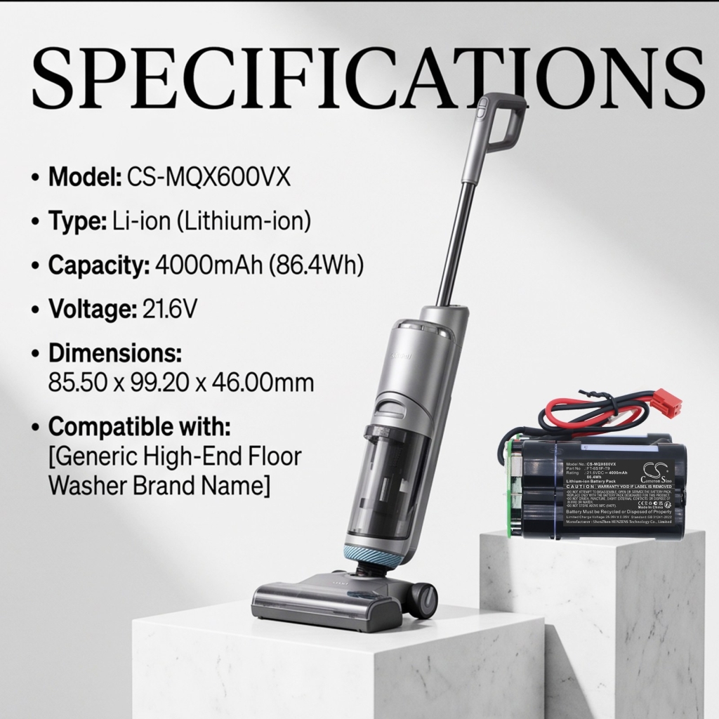 Battery compatible with Vacuum Battery