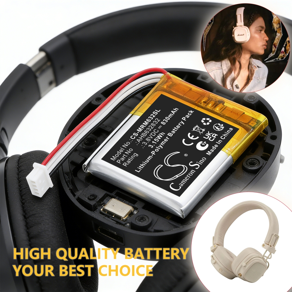 Battery compatible with Wireless Headset Battery
