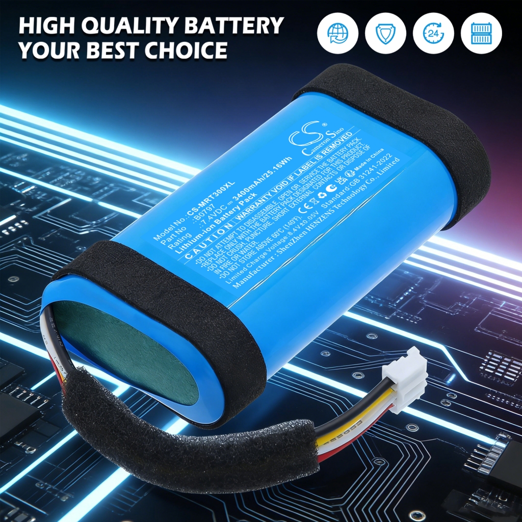 Batteri kompatibel med Marshall CS-MRT300XL